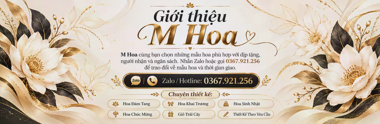 Ảnh bìa Shop hoa tươi Xã Gia Phong Ninh Bình - Một món hoa, nhiều điều muốn nói